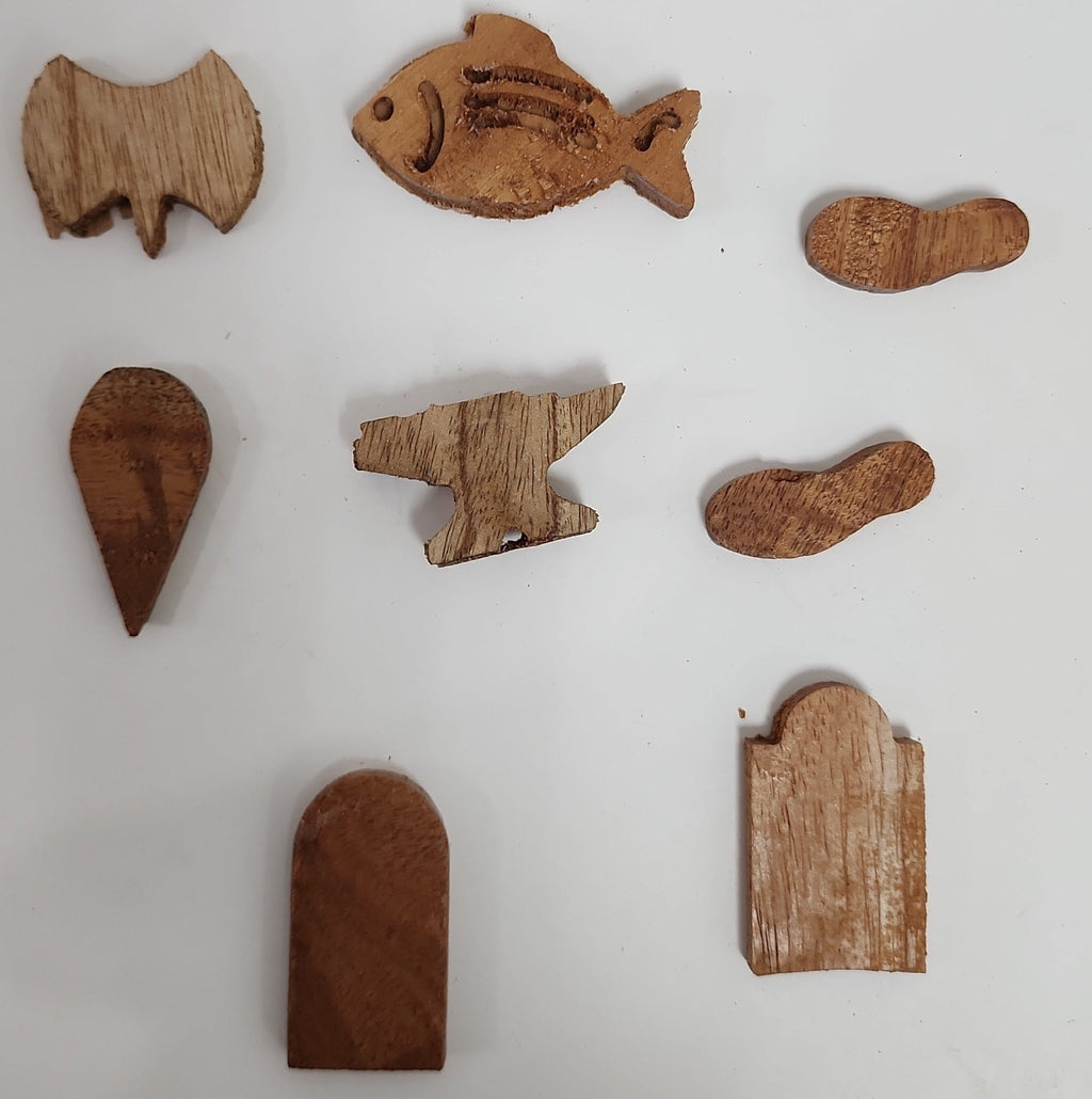 HERRAMIENTAS DE MADERA( OLOKUN)