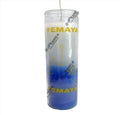 VELA PARA YEMAYA DE 2 COLORES