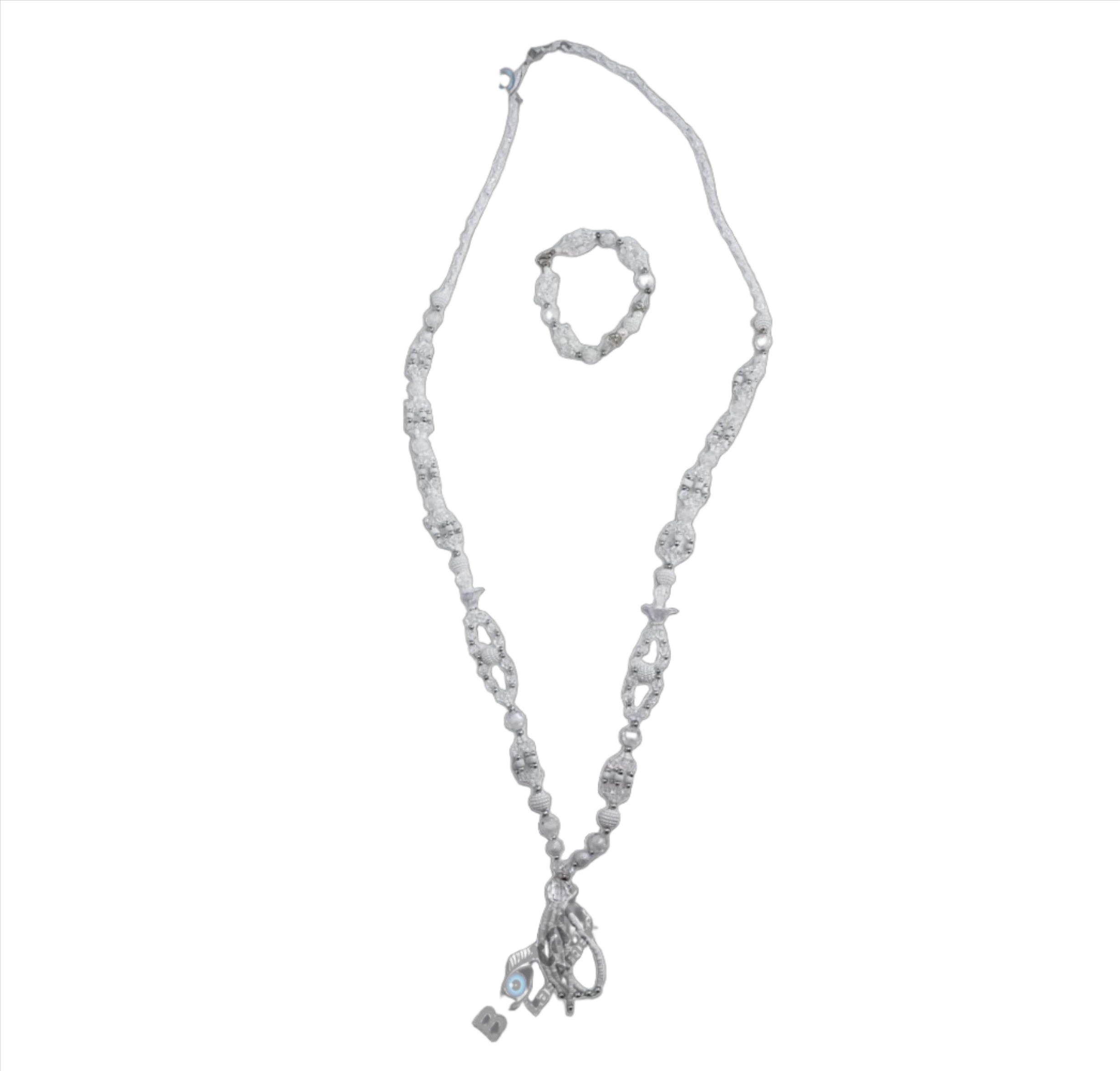 Collar Y Ilde De Obatala / Necklace and Ilde Of Obatala