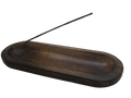 Govinda Handmade Wooden Incense Holder (Boat)