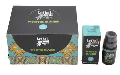 Tribal Soul Aroma Oil - White Sage - 10 ml (Box of 12 Bottles)