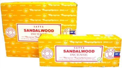 Satya Sandalwood 250 Grams - Box of 4 Packs