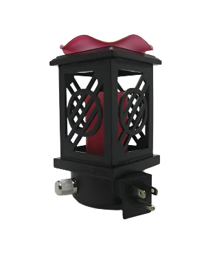 Plug In Oil Warmer - Wood Box Aroma Lamp