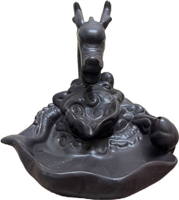 Backflow Cones Ceramic Burner 6" Dragon Wide Base - Model 767732