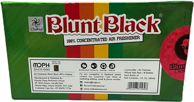 Blunt Black - Air Freshener 18 Pcs Display, Assorted Fragrances 30 ml each