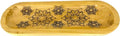 Wooden Handmade Incense Holder Boat Shape, Single - Snowflakes