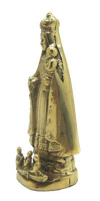 Virgen de Cobre Bronze Figurine 4"