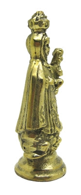 Virgen de Regla Bronze Figurine 4.25"