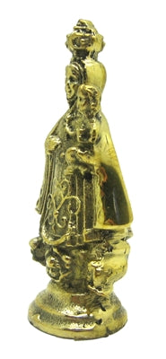Virgen de Regla Bronze Figurine 4.25"