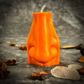 Beeswax Ex-Voto Nose Spell Candle - Clairalience, Intuition & Healing
