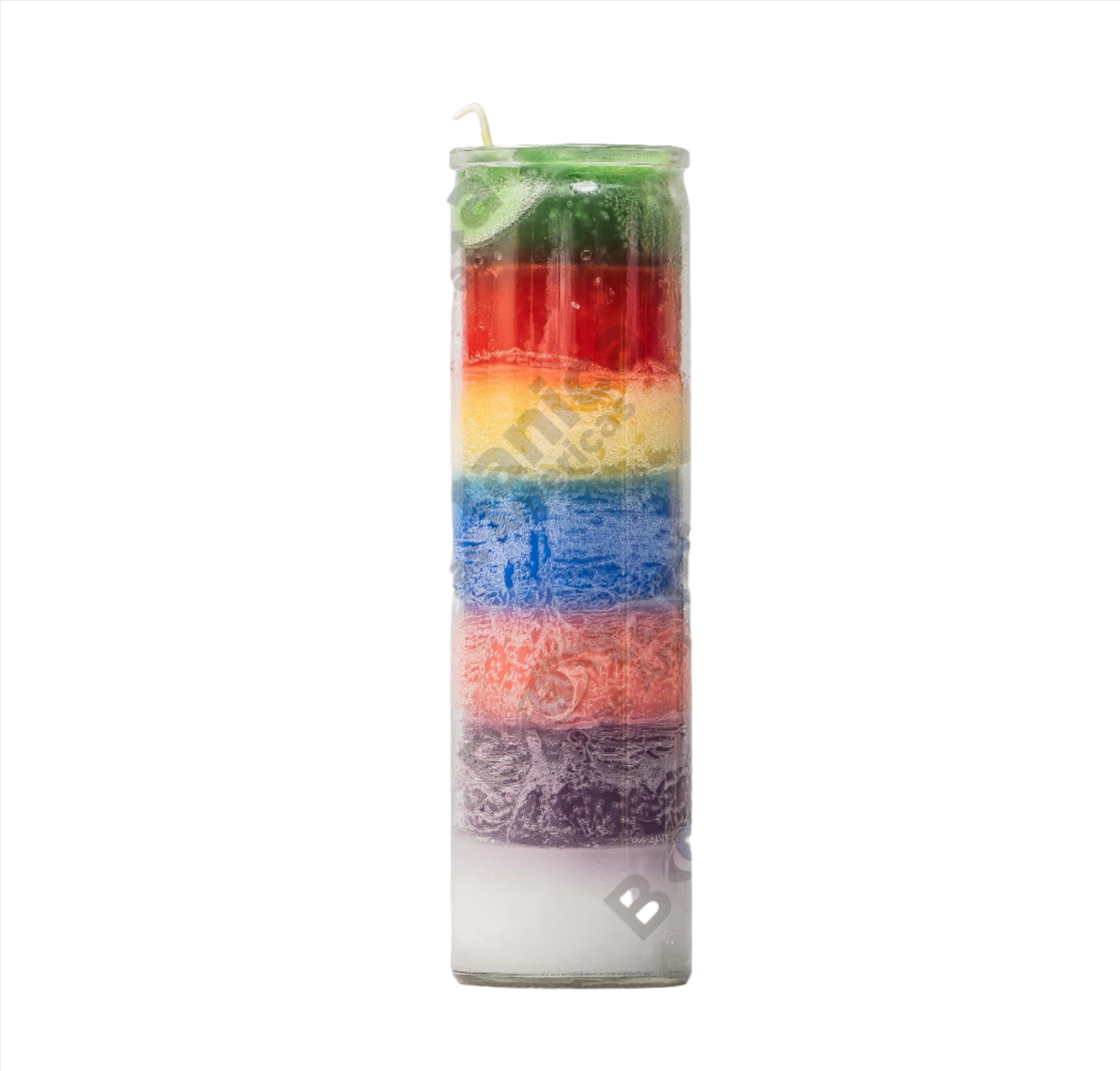 VELA DE 7 COLORES