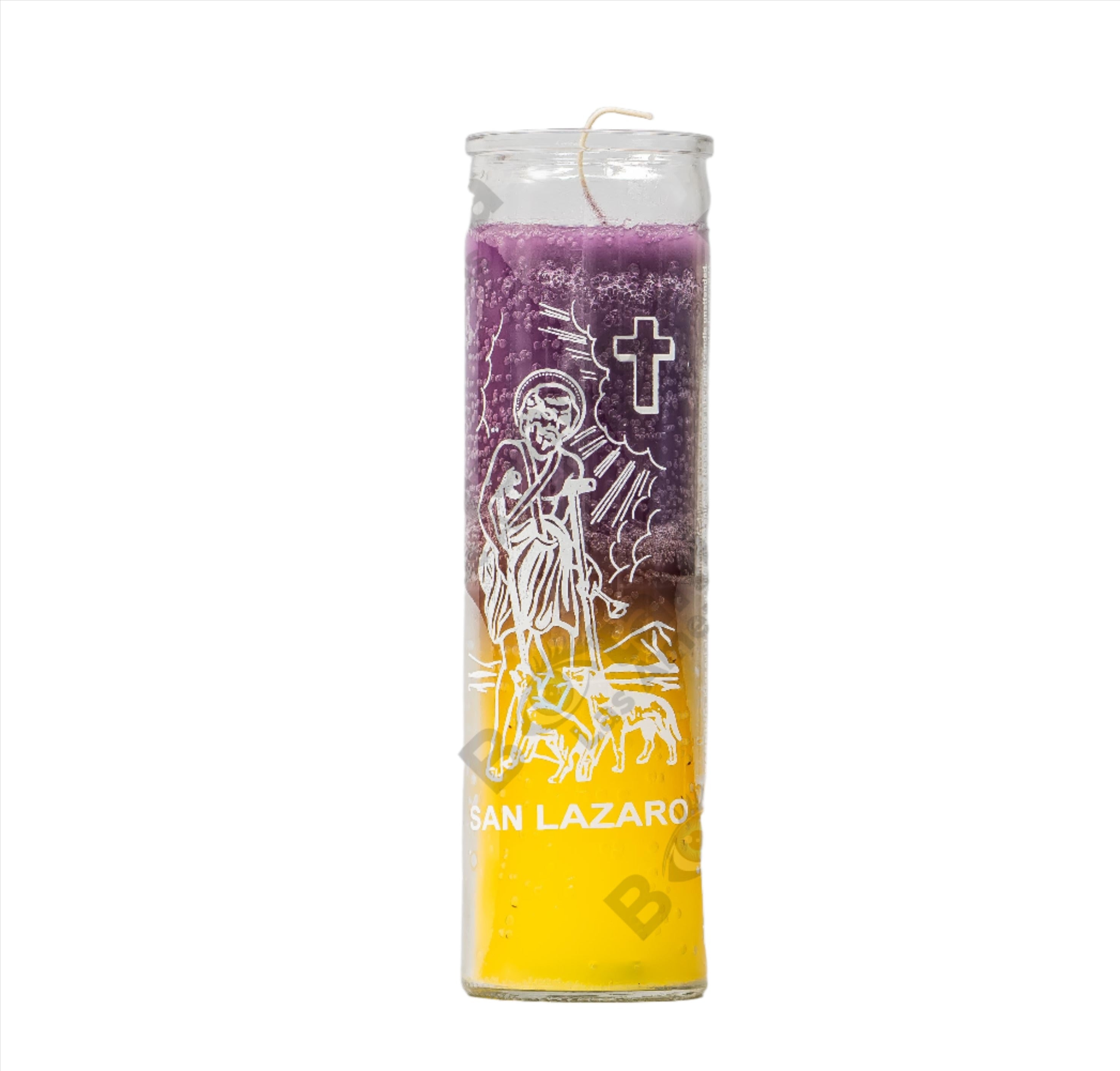 VELA PARA SAN LAZARO ( 2 COLORES)