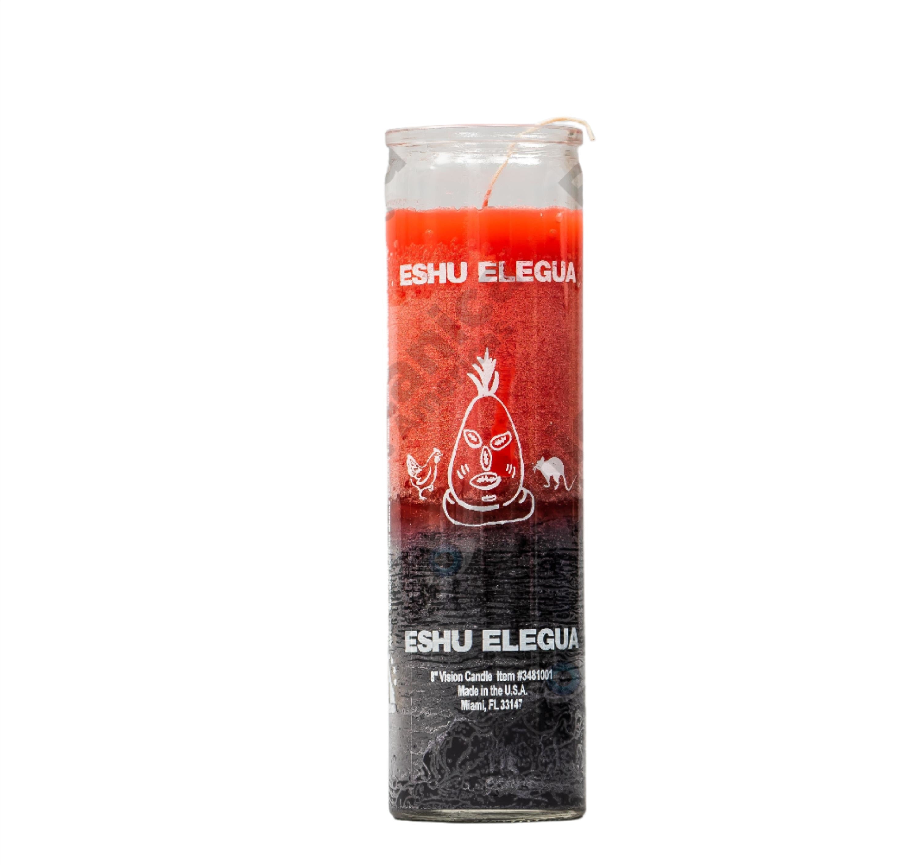 VELA PARA ELEGGUA ( 2 COLORES)