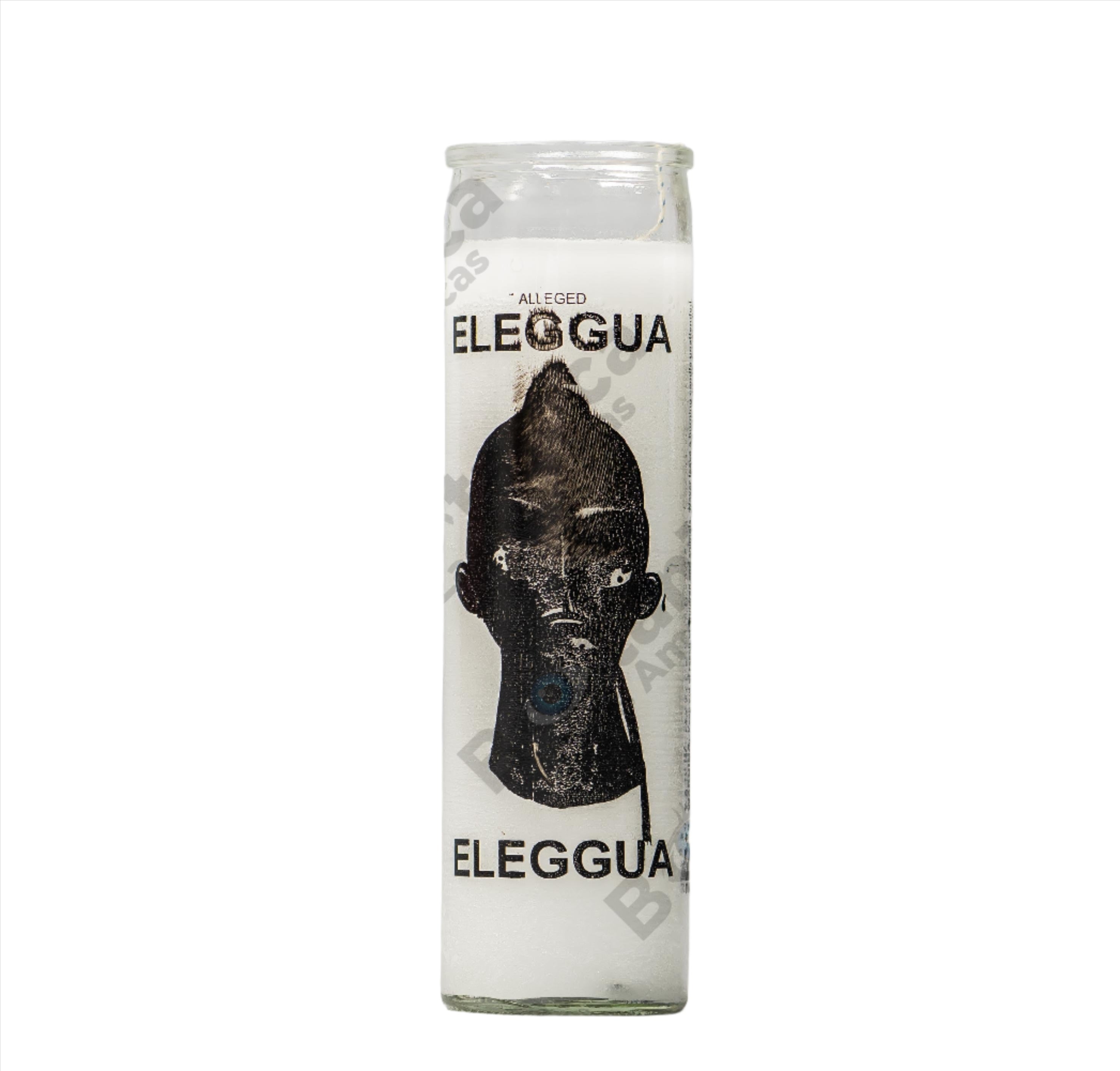 VELA BLANCA ELEGGUA(8")