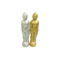 Man Candle (F-6) - 7.5'' (DOZEN) Select Color. Dozen. 7 inches