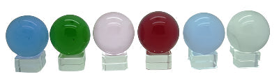 Crystal Ball with Base 40mm - Select Color
