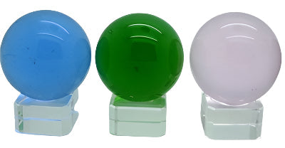 Crystal Ball with Base 40mm - Select Color
