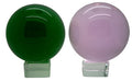 Crystal Ball with Base 80mm - Select Color
