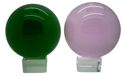 Crystal Ball with Base 80mm - Select Color