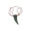 Amuleto de collar de cuerno Santeria
