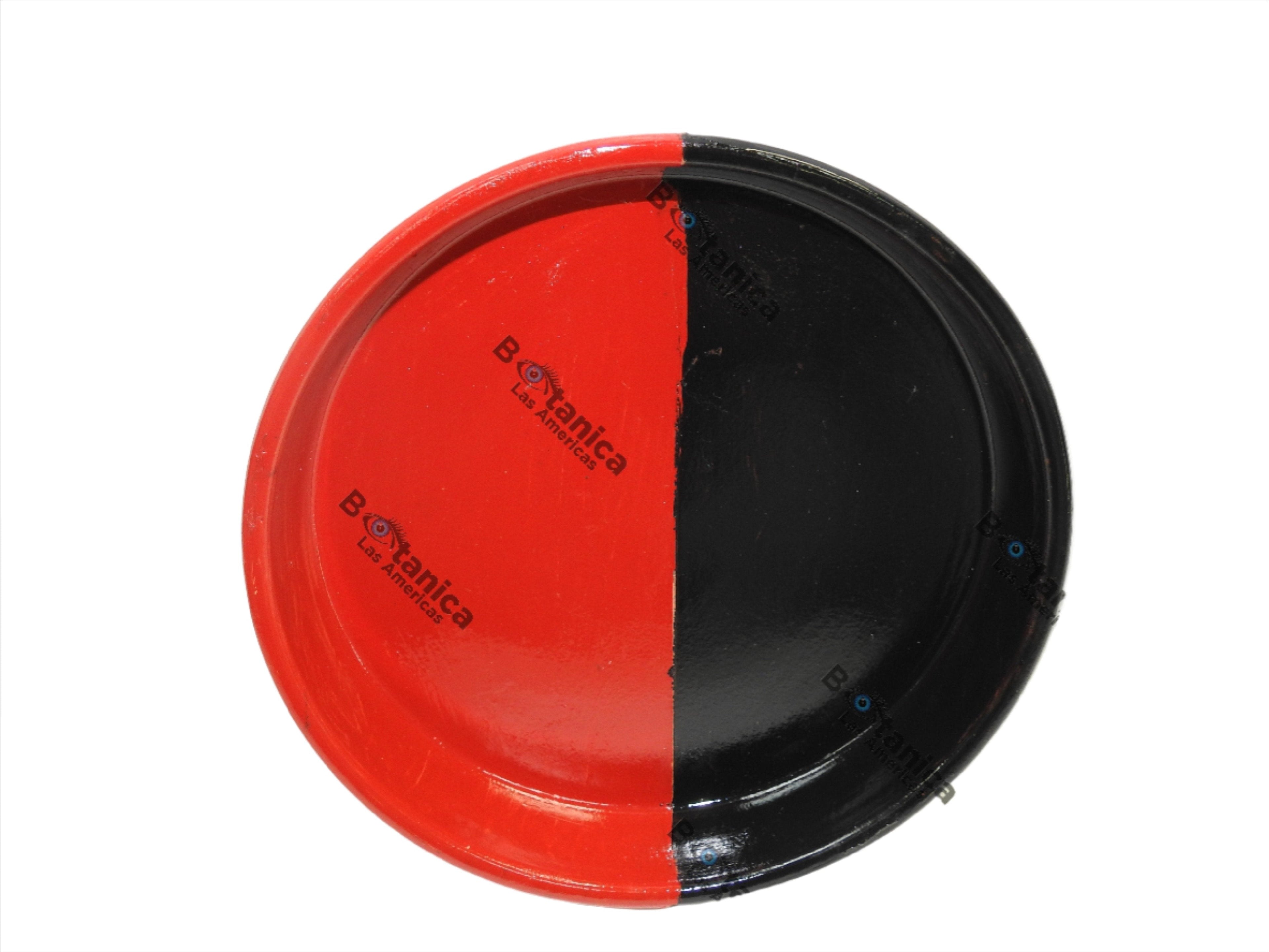 PLATOS PARA ELEGUA NEGRO Y ROJO / ELEGUA PAD BLACK AND RED