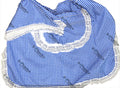 DELANTAL Y QUILLA AZUL Y BLANCA