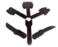 HERRAMIENTAS DE SHANGO DE MADERA