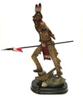 Native American Indian Warrior with Feather Headband, Lance and Quiver 10.5