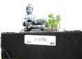 Praying Buddha fountain with White sand and tealight - Model 1012L
