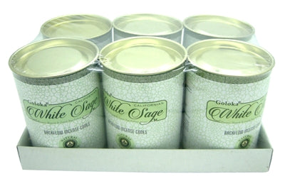 Goloka Nature's Nest Backflow Incense Cones (24 cones x 6 cans)