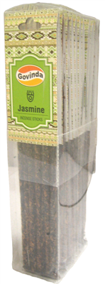 Govinda Resin Incense Sticks (12 Packs with 8 Sticks Each)- Jasmine(select fragance)