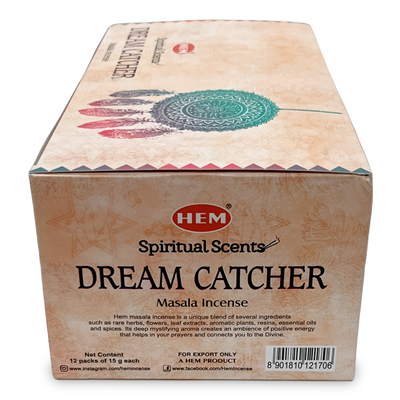 HEM Spiritual Scents Masala Incense Sticks - Dream Catcher(SELECT FRAGANCE)