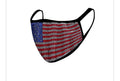 Flag Bling Rhinestone Mesh Face Mask