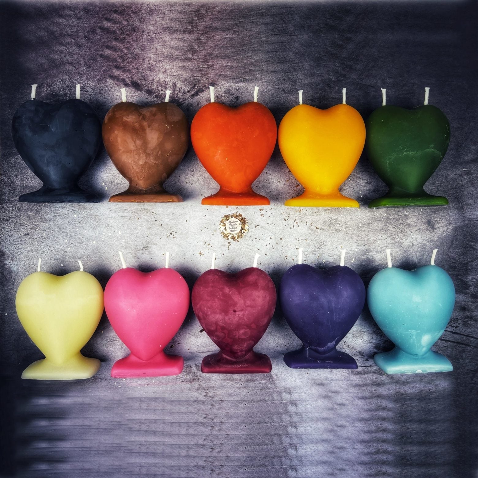 Beeswax Twin Flame Love Spell Candle - Soul Mate & True Love Magic