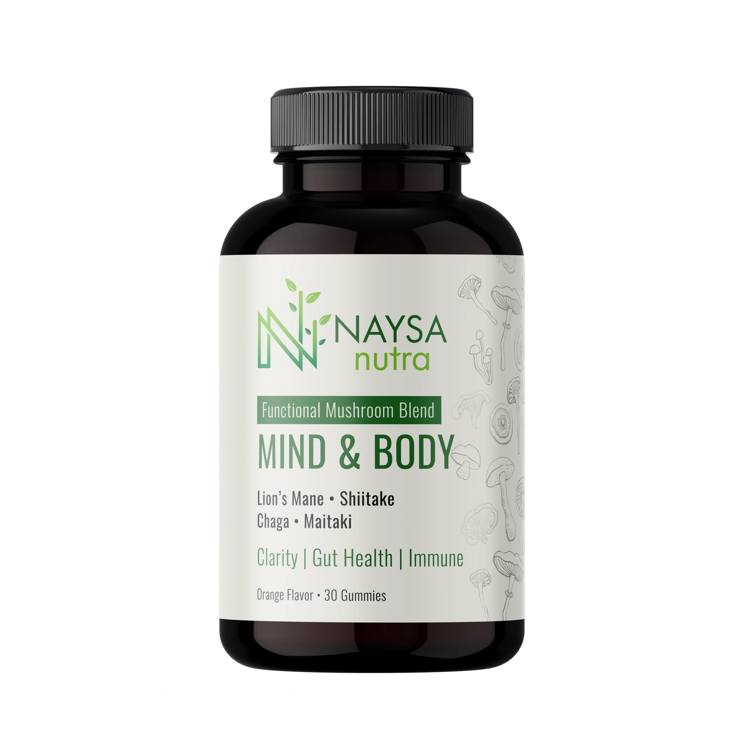 NAYSA Nutra Mind & Body Mushroom Extract Gummies