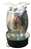 Plug in Lamp Silver Leaf Design