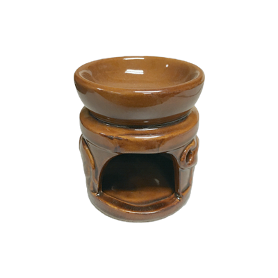 Ceramic Tea Light Oil Burner - 3 Elephant - Random Color