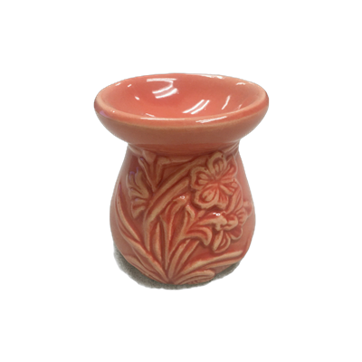 Ceramic Tea Light Oil Burner - Roses - Random Color