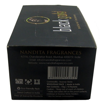 Nandita Black Gold Incense Sticks 15 Grams (12/Box)