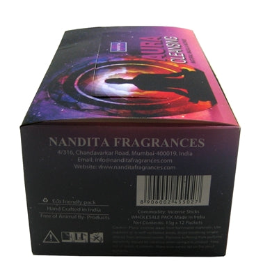 Nandita Aura Cleansing Incense Sticks 15 Grams (12/Box)