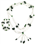 Collar y Pulsera de Obatala Alaguema
