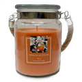 Glass Candle with Rope Handle - Orange Blossom