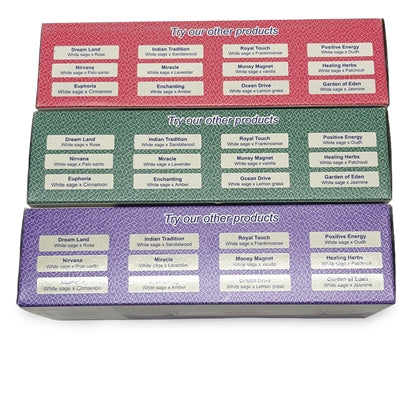 MIRACLE (White Sage x Lavender), SATYA INCENSE (6x15g) select fragancy