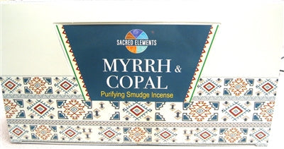 Sacred Elements Incense Sticks - Myrrh & Copal(SELECT FRAGANCE)