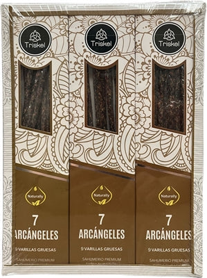 Triskel Naturally Line - 7 Poderes - (Box of 12 packs of 9 sticks)(SELECT FRAGANCE)