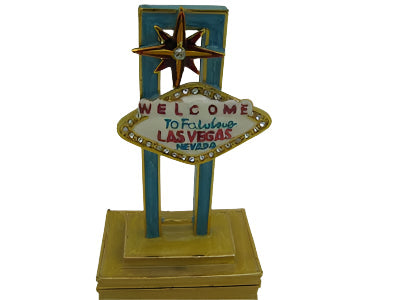Las Vegas Bejeweled Trinket Box