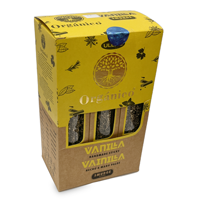 ORGANICO Incense Smudge Stick - Vanilla(select fragancy)
