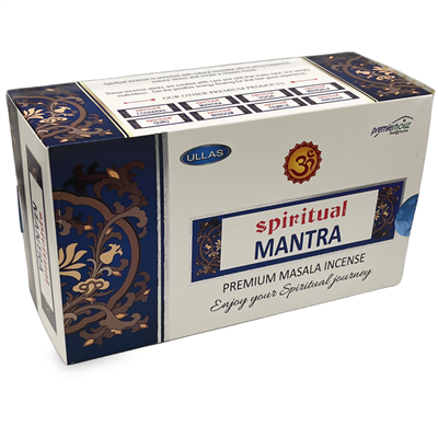 ULLAS, Spiritual Guru , Incense Sticks (15 gm x 12)(select fragance)