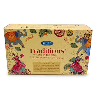 ULLAS - TRADITIONS of India - Natural Flora Incense