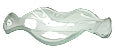 Wavy Glass Dish Spare Part of Electric Aroma Lamp - (Large)